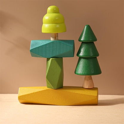 Wooden Tree Play Set