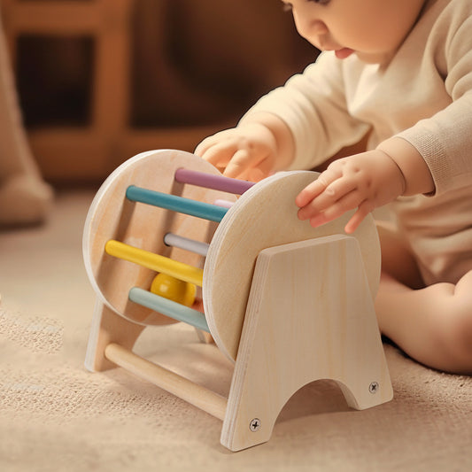 Wooden Rolling Sensory Drum