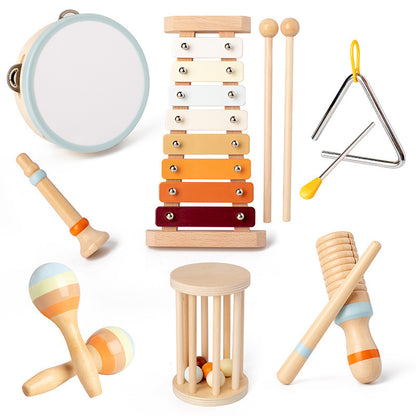 Wooden Musical Instrument Set