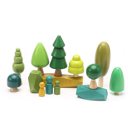 Wooden Tree Play Set