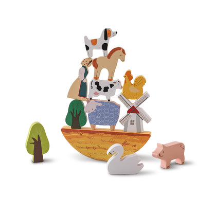 Farm Fun Wooden Stacking Animals