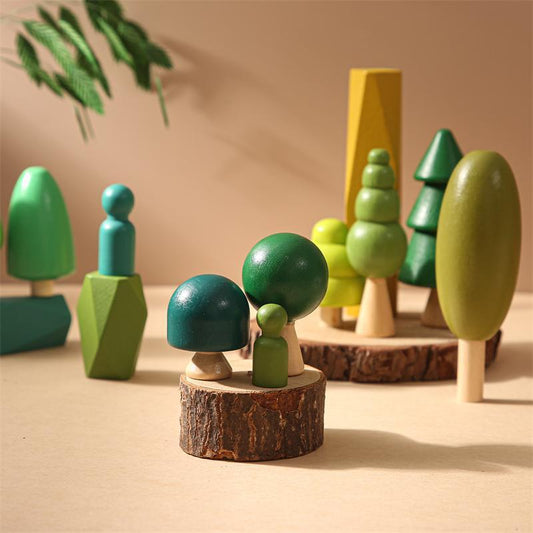 Wooden Tree Play Set