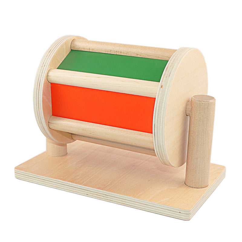 Montessori Rotating Drum with Mirror and Ball